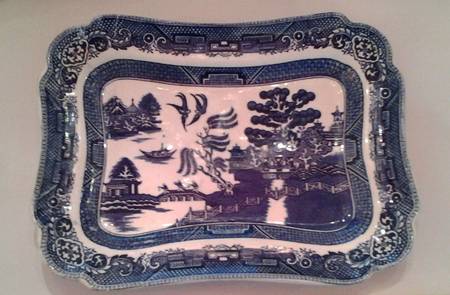 Willow Blue 12" Rectangular Serving Platter