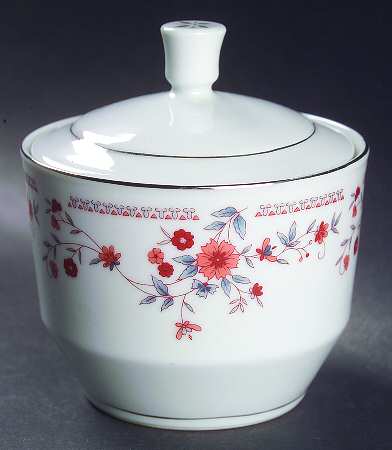 Copenhagen (Platinum, Rim) Sugar Bowl & Lid