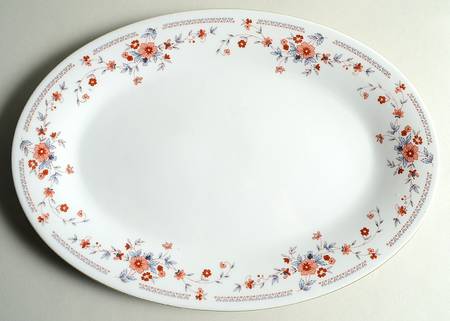 Copenhagen (Gold) 14" Oval Serving Platter by Dynasty China