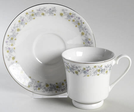 Elegance  Footed Cup & Saucer Set by Dynasty China