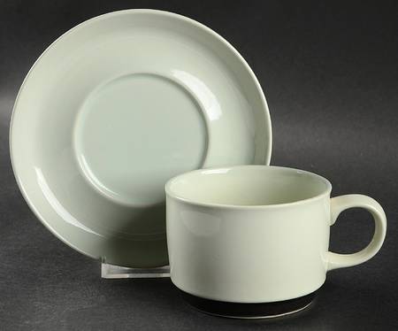Aztec Gold Flat Cup & Saucer Set