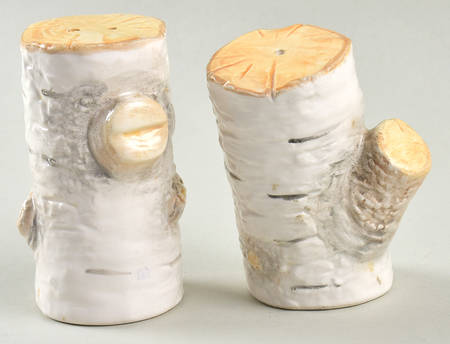Birch Bark Salt & Pepper Set