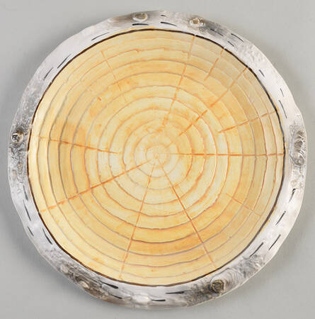 Birch Bark Salad Plate