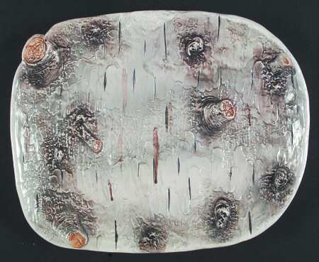 Birch Bark 11" Oval Serving Platter