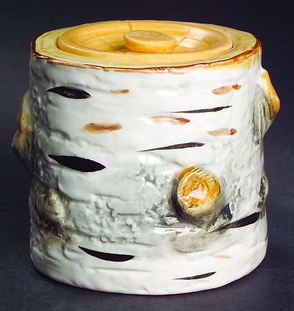 Birch Bark Sugar Bowl & Lid