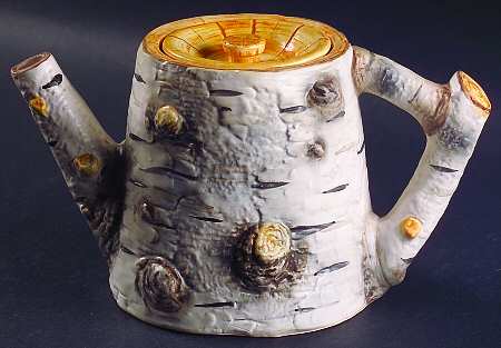 Birch Bark Teapot & Lid