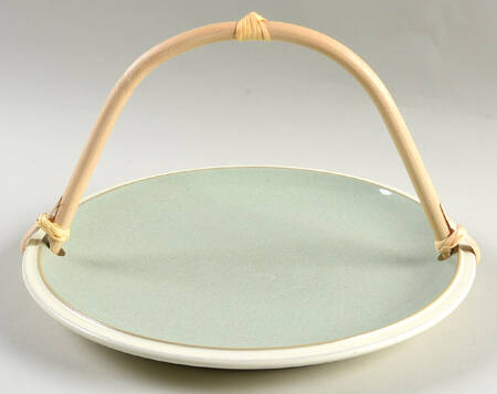 Energy 5 3/8"-5 5/8" Bamboo Handled Serving Plate  HC