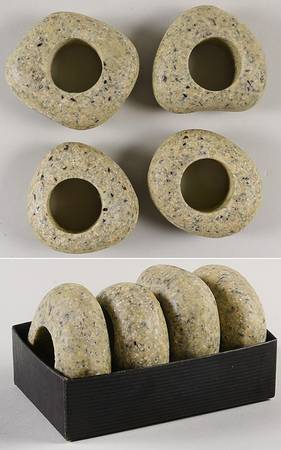 Energy Stone Napkin Ring - Set of 4