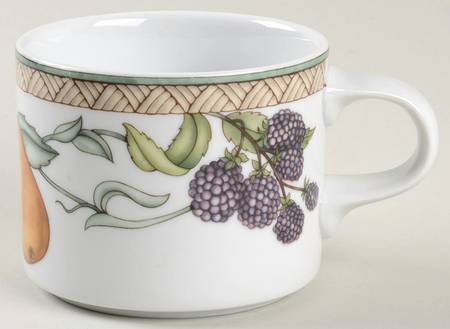 Umbrian Fruits Flat Cup