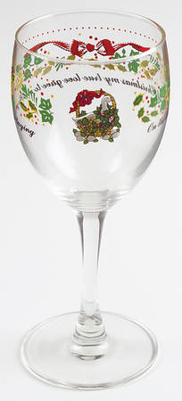 Twelve Days of Christmas 8 Oz Glassware Wine by Domestications