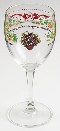 Twelve Days of Christmas 8 Oz Glassware Wine by Domestications