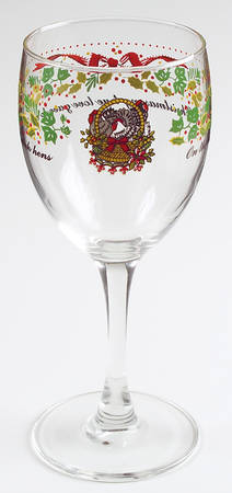 Twelve Days of Christmas 8 Oz Glassware Wine by Domestications
