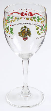 Twelve Days of Christmas 8 Oz Glassware Wine by Domestications