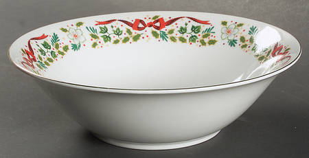 Twelve Days of Christmas 9" Round Vegetable Bowl by Domestications
