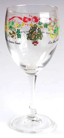 Twelve Days of Christmas 10 Oz Glassware Goblet by Domestications