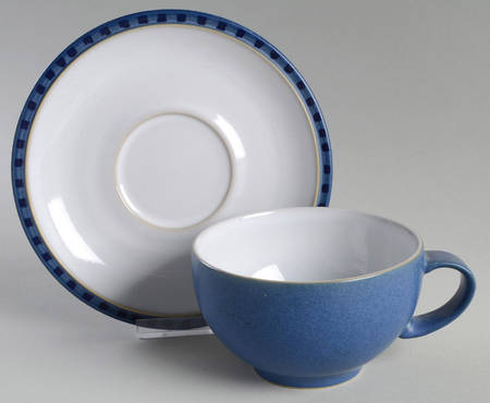 Reflex Breakfast Cup & Saucer Set by Denby-Langley