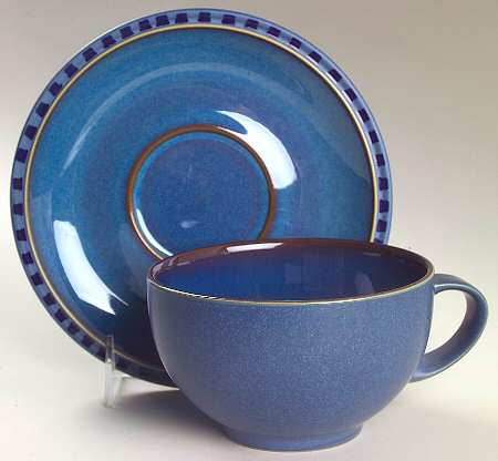 Reflex Breakfast Cup & Saucer Set by Denby-Langley