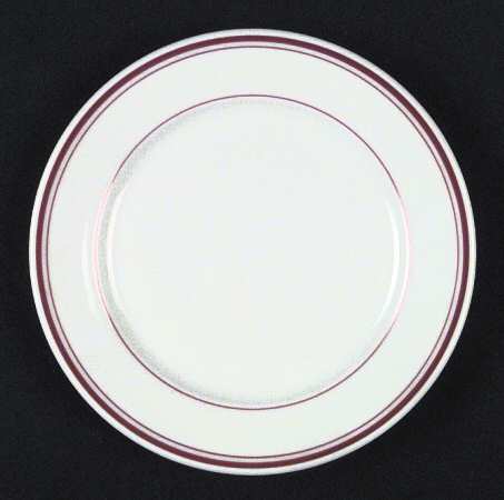 Della Torre Maroon Salad Plate