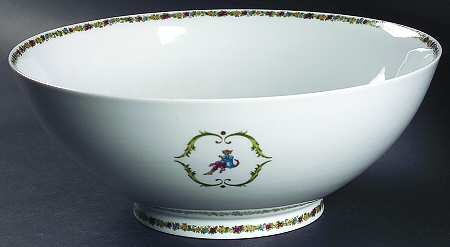 Songes du XVIII 11" Large Salad Serving Bowl