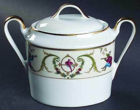 Songes du XVIII Sugar Bowl & Lid