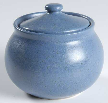 Lindestone Sky Blue Sugar Bowl & Lid