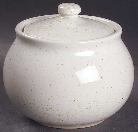 Lindestone Oatmeal (Light) Sugar Bowl & Lid