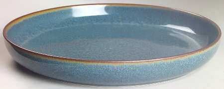 Teal Deep Round Platter