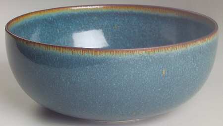 Teal 8" Round Vegetable Bowl