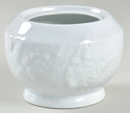 Promenade White Sugar Bowl No Lid