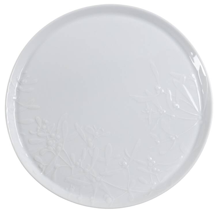 Promenade White Cake Plate