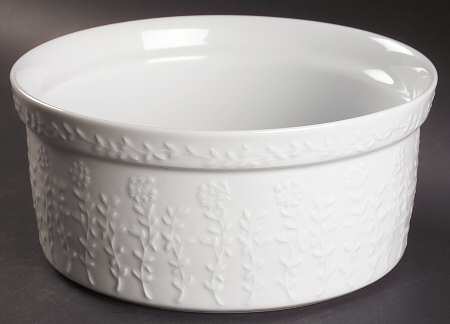 Promenade White 8" Souffle