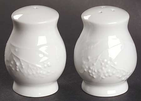 Promenade White Salt & Pepper Set