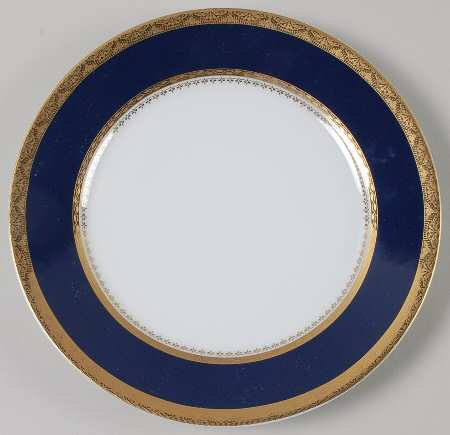 Samarcande Cobalt Salad Plate