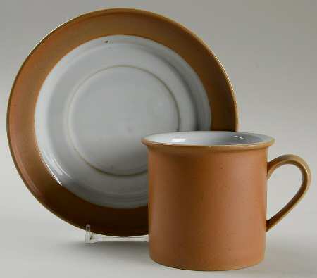 DAN41 Flat Cup & Saucer Set by Dansk