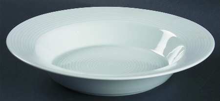 Centra White Rim Soup Bowl by Dansk