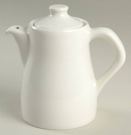Tudor White Mini Teapot & Lid