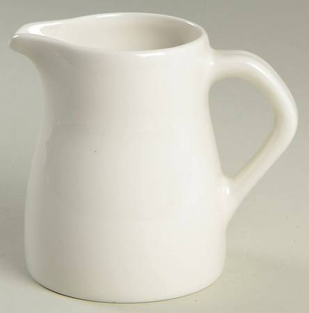 Tudor White Creamer