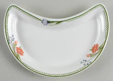Lugano Crescent Salad Plate