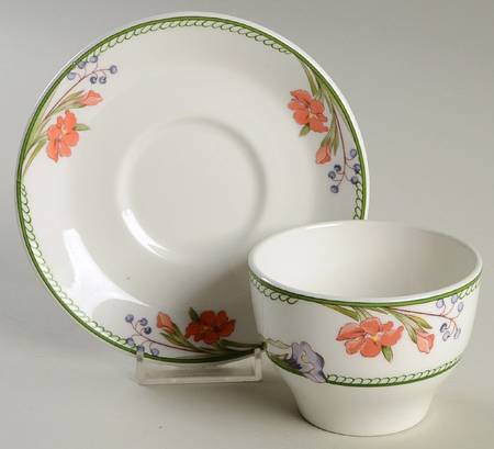Lugano Stacking Cup & Saucer Set