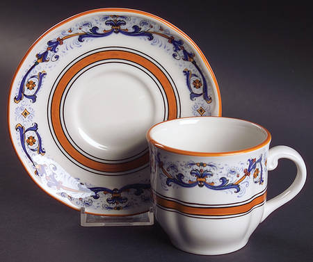 Hacienda Flat Cup & Saucer Set