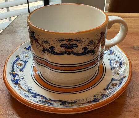 Hacienda Stacking Cup & Saucer Set