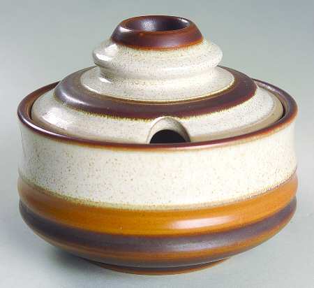 Potter's Wheel Parchment Sugar Bowl & Lid