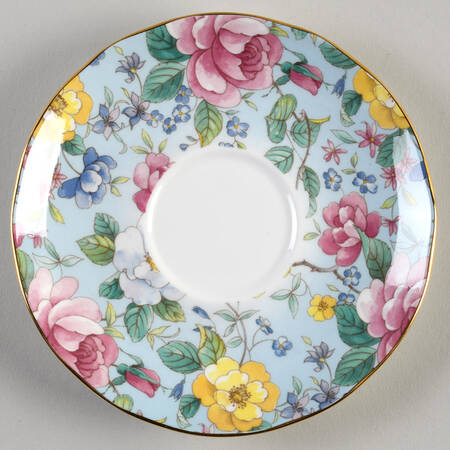 Chelsea Garden Ocean Blue (Smooth) Saucer