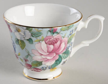 Chelsea Garden Ocean Blue (Smooth) Footed Cup