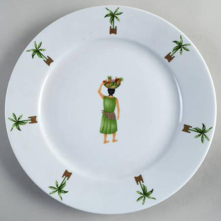 Caraibes Tropical Island Service Plate (Charger)