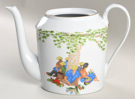 Caraibes Tropical Island Teapot No Lid