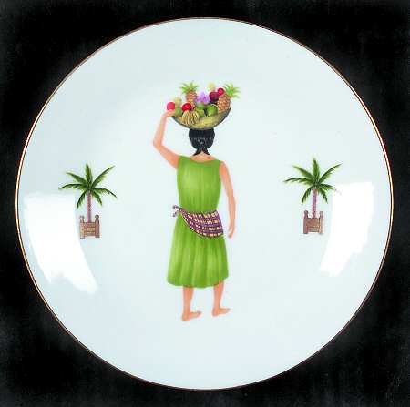 Caraibes Tropical Island Bread & Butter Plate