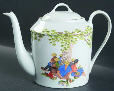 Caraibes Tropical Island Teapot & Lid