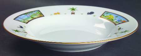 Caraibes Tropical Island 10" Individual Pasta Bowl