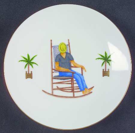 Caraibes Tropical Island Bread & Butter Plate